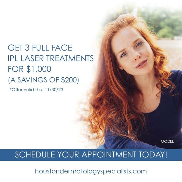 If you’re looking for a gift for that special person in your life consider a gift that lasts. Botox, facials, fillers, IPL laser treatment, resurfacing laser treatments. These special offers are available through Thursday, Nov 30th. Call our office today to take advantage! 

📞 713-487-8233

#houstondermatologist #houstondermatology #cypressdermatology #cypressdermatologist #cypresstx #houstontx
