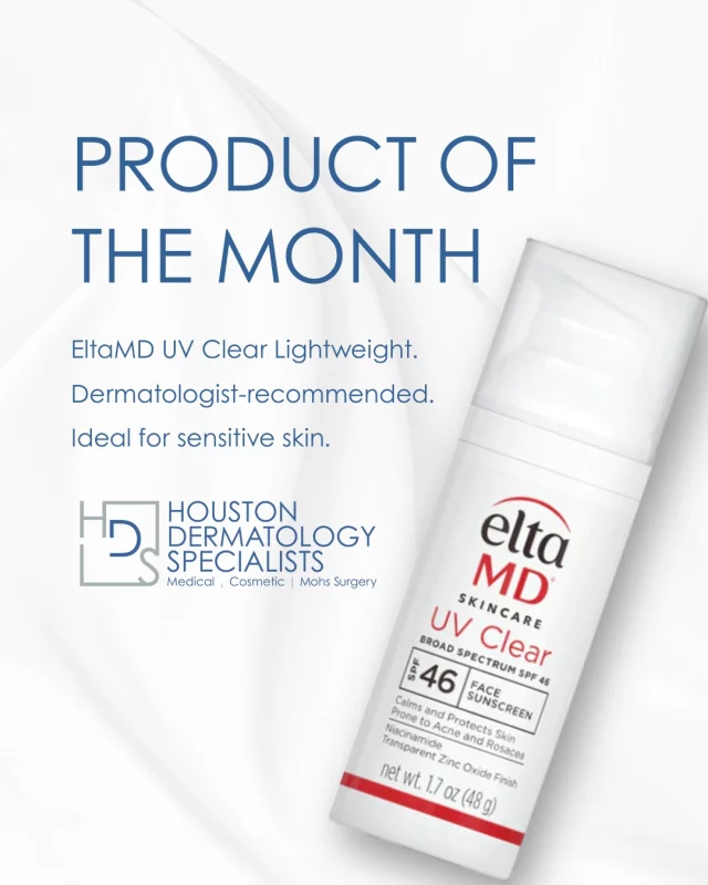 This month’s skincare essential: EltaMD UV Clear SPF 46.
Formulated for sensitive and acne-prone skin, this sheer sunscreen offers broad-spectrum protection without clogging pores. It’s a go-to for daily sun defense—rain or shine.
Available in-office. Ask about our product specials during your visit.

#antiaging #cosmetics #diagnostics #acnetreatment #clearskincare #acne #healthfirst #beautycare