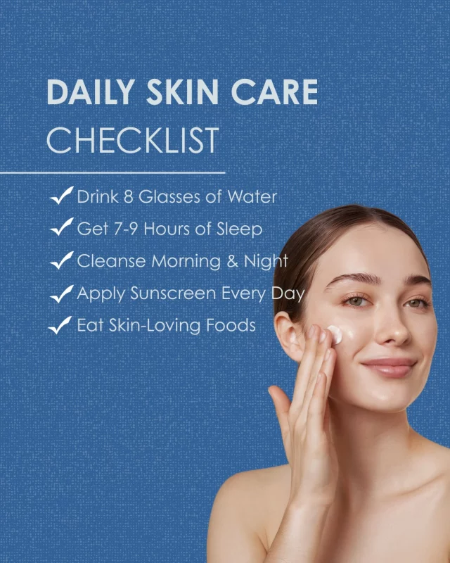 Want glowing, healthy skin? It all starts with daily habits! Here's your ultimate skin care checklist:

✅ Drink at least 8 glasses of water every day to keep your skin hydrated and flush out toxins.
✅ Get 7-9 hours of quality sleep each night, your skin repairs itself while you rest.
✅ Cleanse your face in the morning and night to remove dirt, oil, and impurities.
✅ Don’t skip sunscreen, even on cloudy days! It’s your best defense against aging and skin damage.
✅ Eat a balanced diet filled with skin-loving foods like avocados, nuts, and leafy greens.
✅ Stress less! Take time to relax and recharge to prevent stress-related skin issues.
✅ Keep your skin moisturized and nourished throughout the day to maintain that healthy glow.

Following this simple daily checklist will help you maintain vibrant, radiant skin. Start today and watch your skin thrive!

🌟 Ready to take your skin care to the next level? Book a consultation today: www.houstondermatologyspecialists.com

#houstondermatologyspecialists #skincarechecklist #healthyskinhabits #glowingskin #skincarejourney #dermatologycare #dailyhabits #skincareessential #skinlove #radiantskin